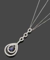 Fine Sapphire And Diamond Necklace Fine Sapphire And Diamond Necklace
