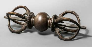 Very large Vajra made of Bronze Very large Vajra made of Bronze