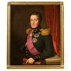Portrait of a high naval officer and Maltese knight, English, mid-19th century. Century Portrait of a high naval officer and Maltese knight, English, mid-19th century. Century