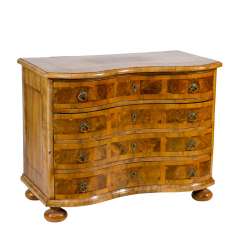 BAROQUE CHEST of drawers, Swabia, 1750-1760, BAROQUE CHEST of drawers, Swabia, 1750-1760,