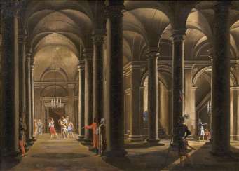 Night Palace, with the flagellation of Christ Night Palace, with the flagellation of Christ