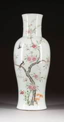 BALUSTER VASE WITH GARDEN SCENE China BALUSTER VASE WITH GARDEN SCENE China