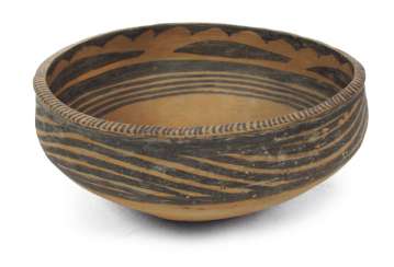 Painted Clay Bowl Painted Clay Bowl