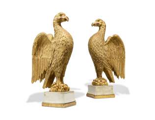 EIN PAAR GILTWOOD ADLER EIN PAAR GILTWOOD ADLER