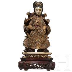 Ivoire Guanyin, Chine, fin de la période Ming Ivoire Guanyin, Chine, fin de la période Ming