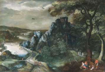 Vaste Paysage avec Château sur une Colline Vaste Paysage avec Château sur une Colline