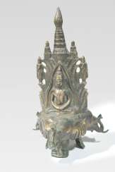 Buddhist temple-Altar with the Buddha on elephant Buddhist temple-Altar with the Buddha on elephant