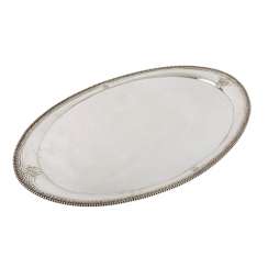 ENGLISH large silver plate, after 1886 ENGLISH large silver plate, after 1886