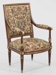 Signed Louis XVI armchair from Garnier Signed Louis XVI armchair from Garnier
