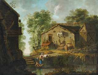 The French Master. Laundress at the farmhouse. The French Master. Laundress at the farmhouse.