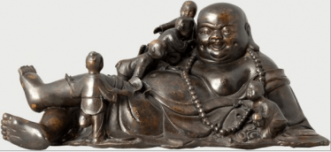 The God of happiness Hotei Japan, XIX The God of happiness Hotei Japan, XIX