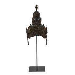 Zierhelm made of metal. TIBET. Zierhelm made of metal. TIBET.