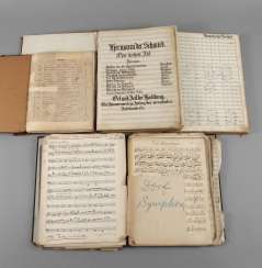 Mixed Lot Of Grade Books End Of The 19th Century. Century Mixed Lot Of Grade Books End Of The 19th Century. Century