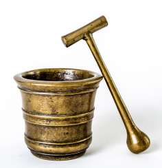 German mortar with pestle German mortar with pestle