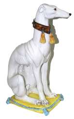Windhund Fayence. Windhund Fayence.