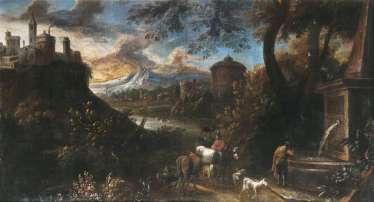Classique de Paysage avec des Bergers Classique de Paysage avec des Bergers