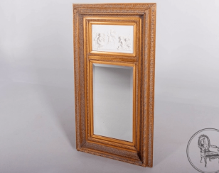 Mirror with marble, XIX century Mirror with marble, XIX century