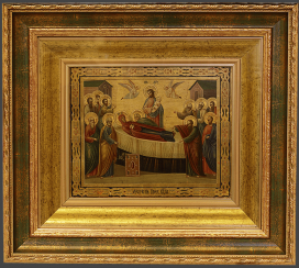 Icon “the assumption” of the 19th century. Icon “the assumption” of the 19th century.