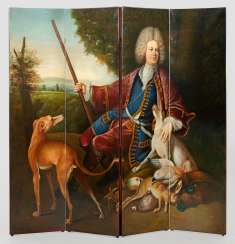 Large folding screen in the Baroque style Large folding screen in the Baroque style