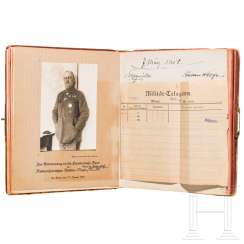 Fusilier Regiment "General Ludendorff" (Niederrheinisches) No. 39 - souvenir album with 2000 signatures Fusilier Regiment "General Ludendorff" (Niederrheinisches) No. 39 - souvenir album with 2000 signatures