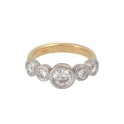Ring with brilliant, approximately 0.6 ct Ring with brilliant, approximately 0.6 ct