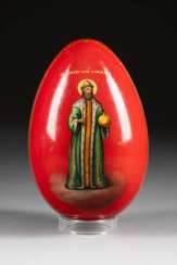 LARGE EASTER EGG WITH HOLY VLADIMIR AND THE DESCENT OF CHRIST HADES Russia LARGE EASTER EGG WITH HOLY VLADIMIR AND THE DESCENT OF CHRIST HADES Russia