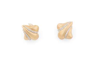PAAR OHRSTECK-CLIPS MIT DIAMANTBESATZ PAAR OHRSTECK-CLIPS MIT DIAMANTBESATZ