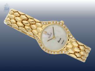 Wrist watch: noble, gold ladies watch from the brand Vicence with diamonds, 18K yellow gold Wrist watch: noble, gold ladies watch from the brand Vicence with diamonds, 18K yellow gold