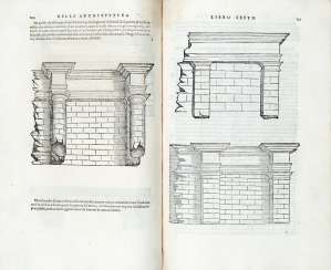 ALBERTI, Leon Battista (1404-1472) - L'Architettura. Mondovi: Leonardo Torrentino, 1565. ALBERTI, Leon Battista (1404-1472) - L'Architettura. Mondovi: Leonardo Torrentino, 1565.