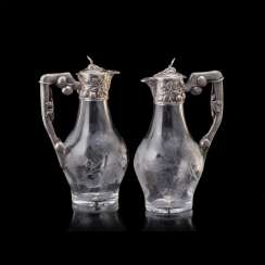 A couple of Russian decanters. Lorie A couple of Russian decanters. Lorie