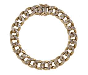 Diamantarmband 585 Gelbgold. Diamantarmband 585 Gelbgold.