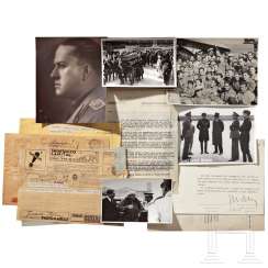 Gian Galeazzo Ciano (1903-44) – 36 Fotos und verschiedene Dokumente Gian Galeazzo Ciano (1903-44) – 36 Fotos und verschiedene Dokumente