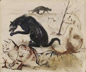 Josef Hegenbarth - Cats. Fox. 1940, 1943 Josef Hegenbarth - Cats. Fox. 1940, 1943
