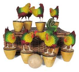 SKITTLES, STEIFF, C. 1900, SKITTLES, STEIFF, C. 1900,