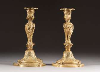 PAAR LOUIS-XV-TISCHLEUCHTER PAAR LOUIS-XV-TISCHLEUCHTER