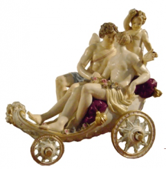 group, late 19th century , Meissen. group, late 19th century , Meissen.