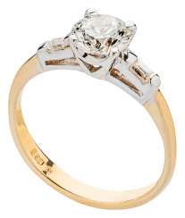 Solitaire ring with brilliant Solitaire ring with brilliant