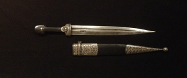 Caucasian dagger with scabbard Caucasian dagger with scabbard