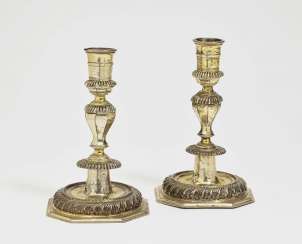 A Pair of candlesticks , Augsburg, 1701 - 1705, Georg III Lotter A Pair of candlesticks , Augsburg, 1701 - 1705, Georg III Lotter
