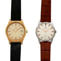 Collection: Deux Vintage Montres OMEGA, environ 1950-Années 70. Collection: Deux Vintage Montres OMEGA, environ 1950-Années 70.