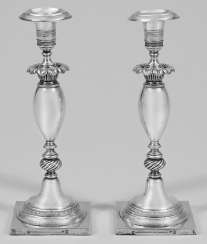 Pair of Biedermeier Tafelleuchter Pair of Biedermeier Tafelleuchter