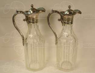Decanters pair for sauces Decanters pair for sauces
