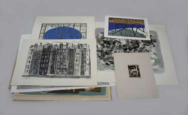 Mixed lot of 13 graphic 2. H. 20 Century Mixed lot of 13 graphic 2. H. 20 Century