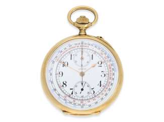 Pocket watch: Longines Anchor chronometer with Chronograph and counter of the Pocket watch: Longines Anchor chronometer with Chronograph and counter of the
