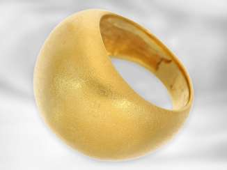 Anneau: unikater, très sévère, et de qualité, Goldschmiedering de l'Atelier de Hergert, à Brême, à la Main à partir 999er Or Anneau: unikater, très sévère, et de qualité, Goldschmiedering de l'Atelier de Hergert, à Brême, à la Main à partir 999er Or