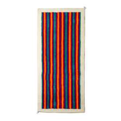 Design carpet made of wool. 1970s, 198x90 cm. Design carpet made of wool. 1970s, 198x90 cm.