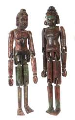 2 Gliederpuppen Asie Du Sud-Est, 20 2 Gliederpuppen Asie Du Sud-Est, 20