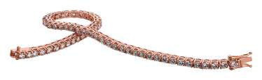 Rose gold tennis bracelet with diamonds Rose gold tennis bracelet with diamonds