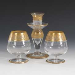 Chandelier and 2 Cognac glasses Chandelier and 2 Cognac glasses