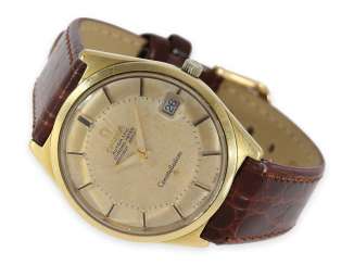 Armbanduhr: seltenes vintage Omega Chronometer, Constellation Waterproof, Salmon Armbanduhr: seltenes vintage Omega Chronometer, Constellation Waterproof, Salmon